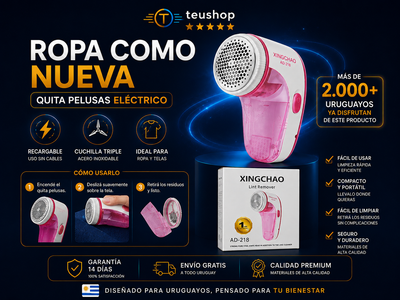 ✨ Quita Pelusas Eléctrico | Ropa y telas como nuevas 🧼