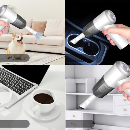 🌟 ASPIRADORA INALÁMBRICA DE MANO COLOR BLANCA 🤍