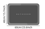 Alfombra de Baño Súper Absorbente Antideslizante - imagen 2