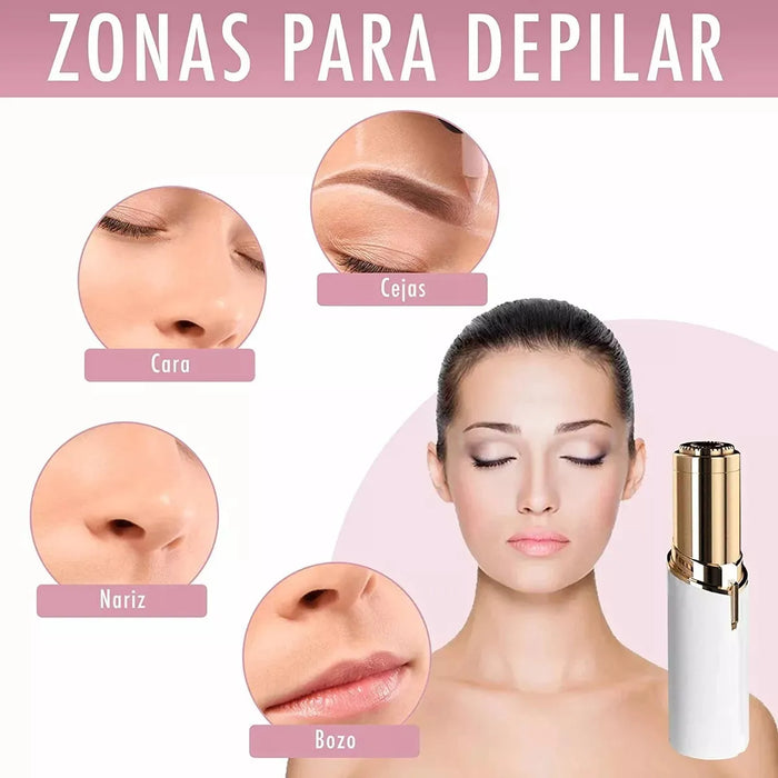 Depilador Facial Portátil Recargable