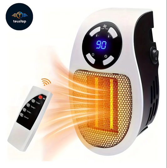 🔥 Mini Calefactor Compacto 500W | Calor al instante ✨
