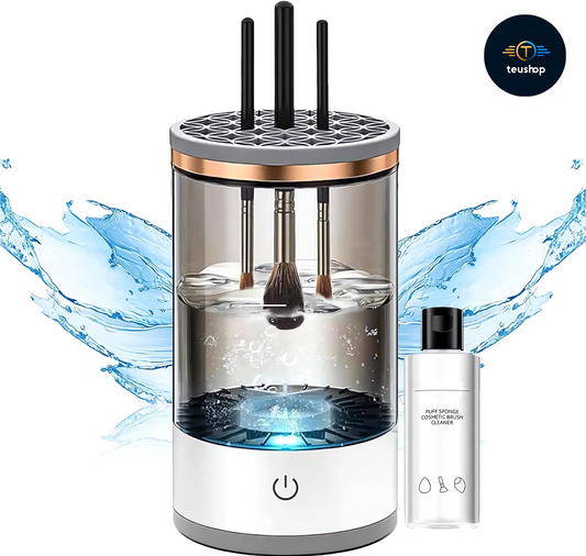 👑 Limpiador Automático De Brochas De Maquillaje ✨