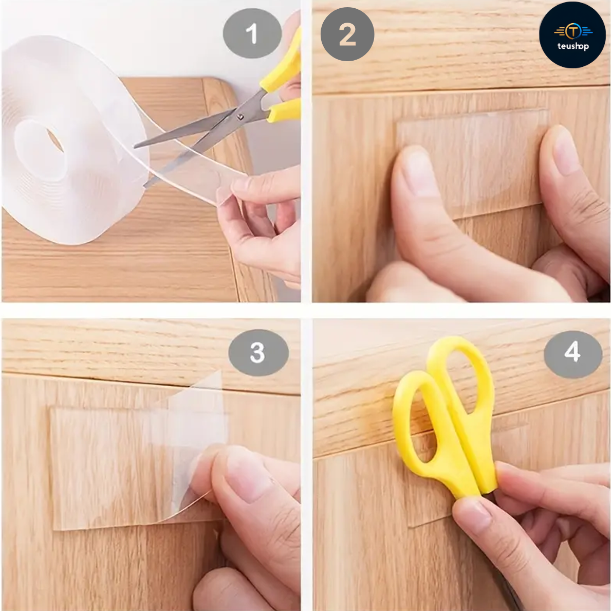 ✨ Cinta Doble Faz Transparente 💎