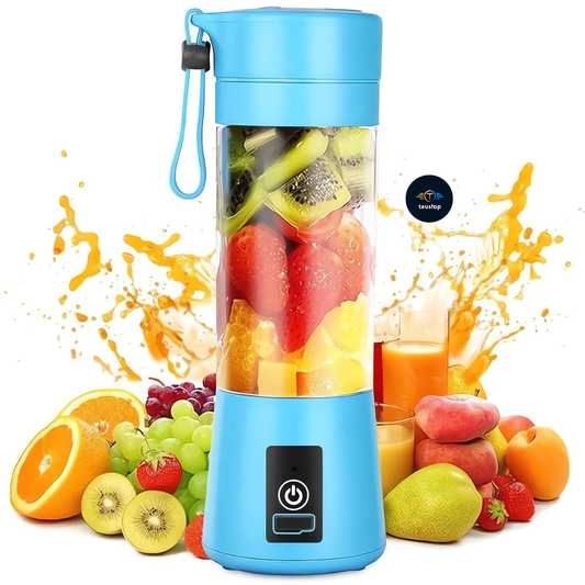 🍉 Licuadora Recargable USB Portátil Doble Cuchilla 🍒