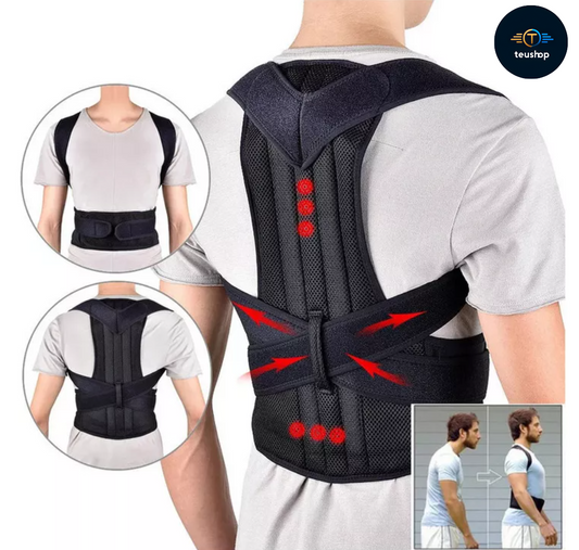 💚 Corrector de Postura Lumbar | Soporte para Espalda y Hombros 🦴