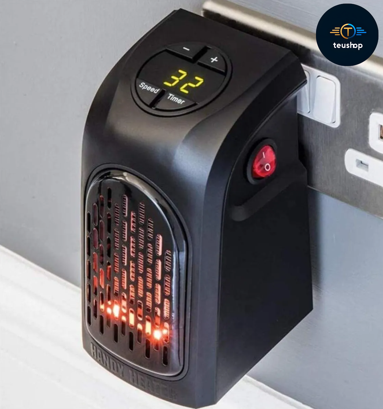 🔥 Calefactor Personal 400W | Compacto y Potente ✨