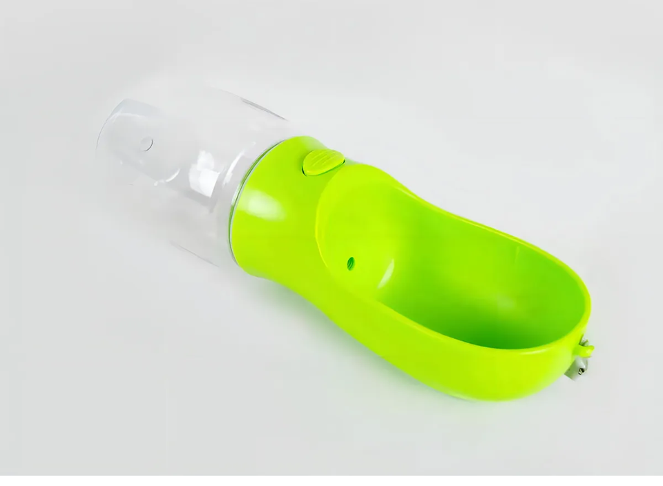 🐶 Botella Dispensadora 2 en 1 para Mascotas – Agua y Snacks 💧