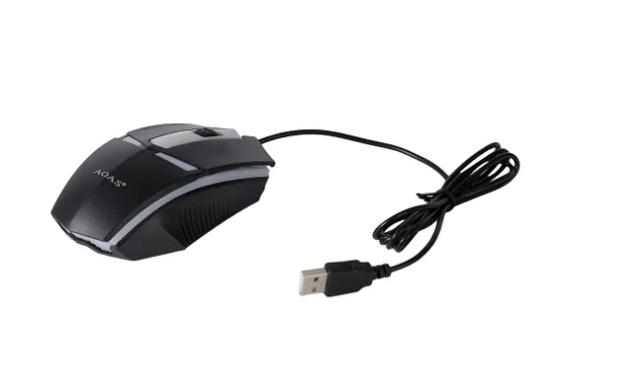 Mouse Gamer con Cable V-01 1200 DPI + MousePad De regalo