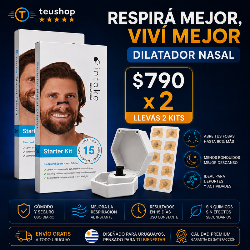 AirBreath – Dilatador Nasal - Pagas 1 y te llevas 2