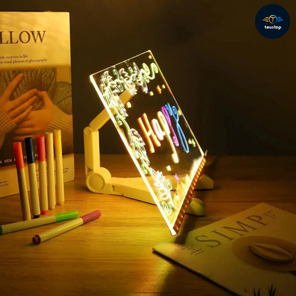 ✨ Pizarra LED Mágica – Ilumina tu creatividad 🌈